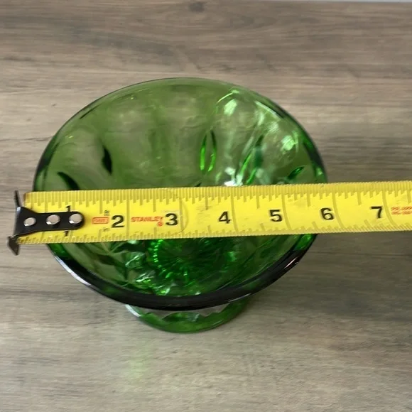 Vintage green glass bowl - Picture 6 of 6